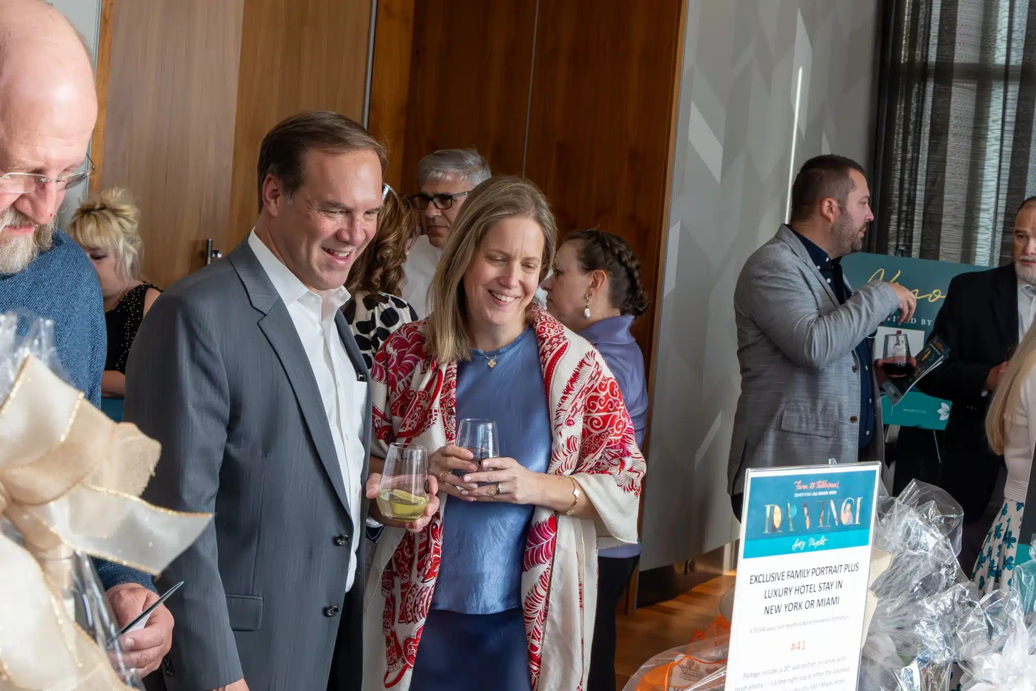 cocktail soiree, farm to tableaux, silent auction